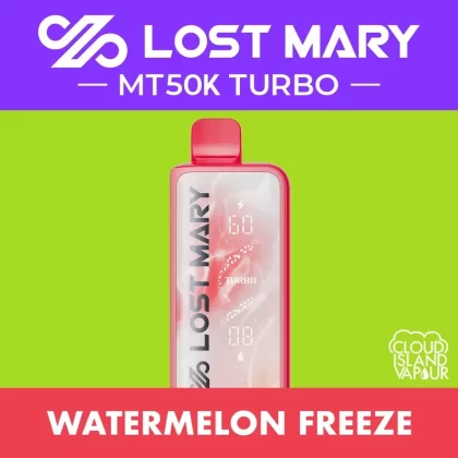 LOST MARY MT50K TURBO Disposable Vape – Watermelon Freeze