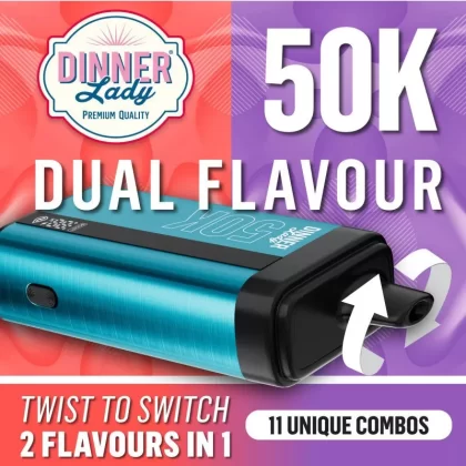 Dinner Lady ROW 50K - Ultimate Melon & Ultimate Strawberry - Skullvaping