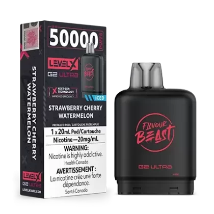 Strawberry Cherry Watermelon Ice Level X G2 Ultra – Flavour Beast
