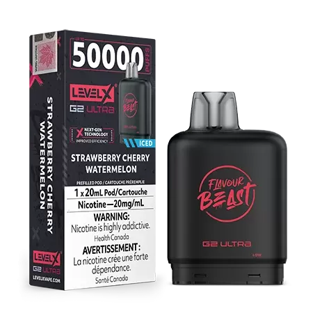 Strawberry Cherry Watermelon Ice Level X G2 Ultra – Flavour Beast