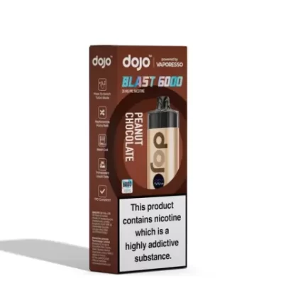 Vaporesso DOJO Blast 6000 Pod Vape Kit 12ml – Peanut Chocolate