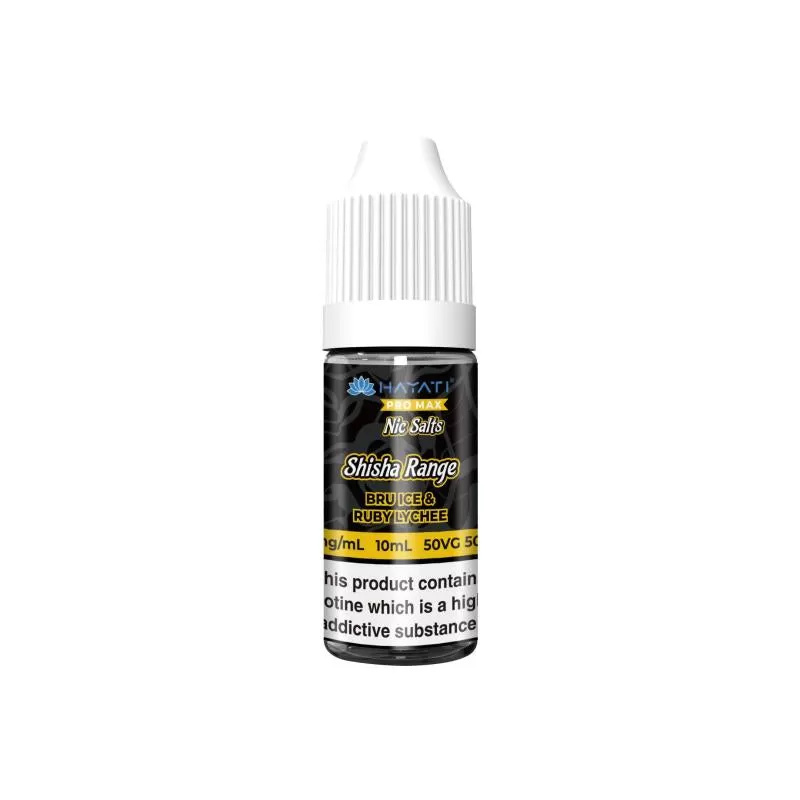 Hayati Shisha Bru Ice & Ruby Lychee Nic Salt - 20mg