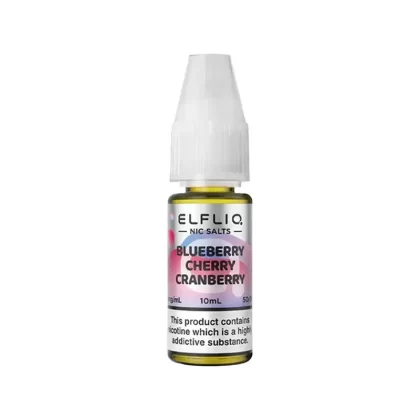 Elf Bar Elfliq Blueberry Cherry Cranberry Nic Salt - 20mg