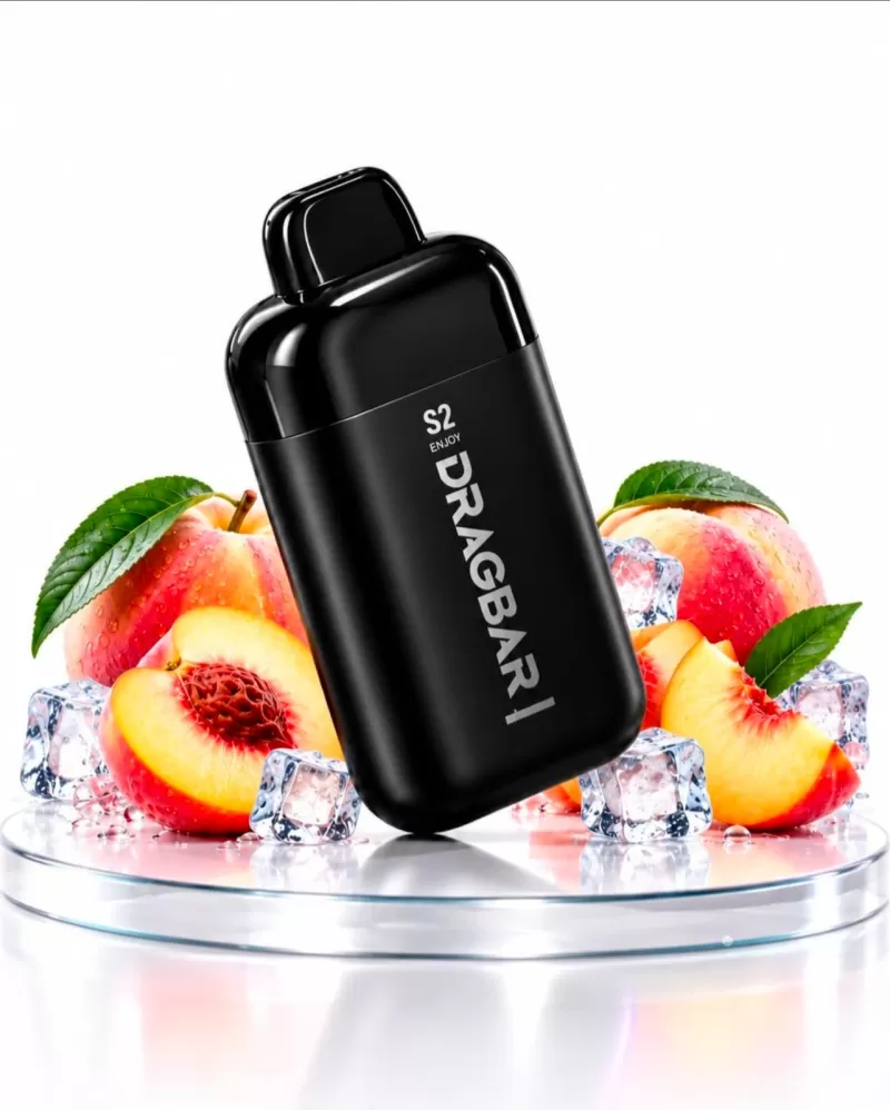 DRAGBAR S2 6000 puff 5% - Strawberry Ice Cream, Mango Ice (D7A491)