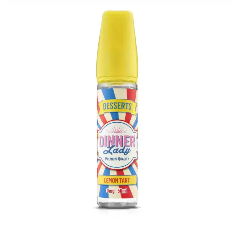 Lemon Tart Dinner Lady 50ml Shortfill e Liquids – 70VG - Vapestorm Co