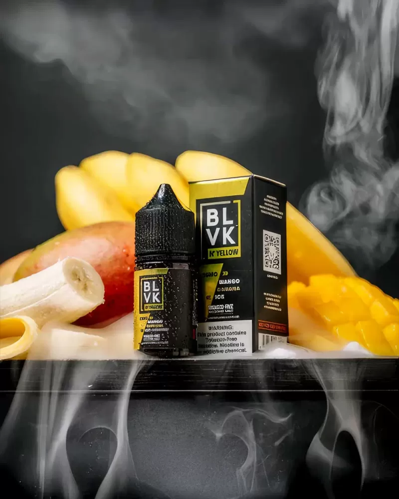 BLVK N'Yellow series - Nic Salt - Mango Passion Ice / 50mg - Image 2