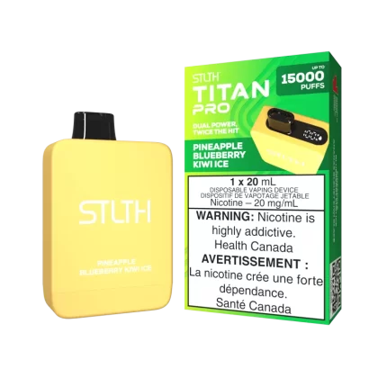 STLTH TITAN PRO - Pineapple Blueberry Kiwi Ice - 20 mg/mL (wholeseller) - Excise ON, 20 mg/mL - ON (13D2FB)