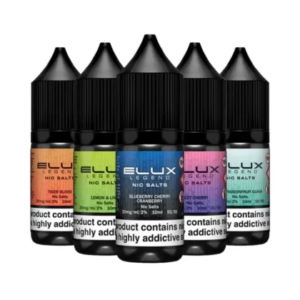 Elux Legend Nic Salts E-Liquid - Blueberry Sour Raspberry / 10mg
