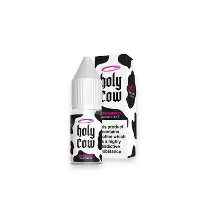 STRAWBERRY MILKSHAKE NICOTINE SALT E LIQUID BY HOLY COW 10ML 50VG