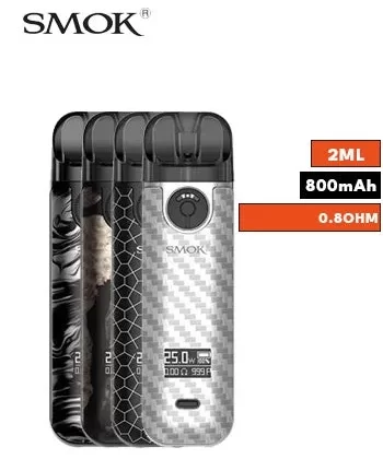 Smok Novo 4 Pod Kit - Black Carbon Fiber - Londonvapehouse