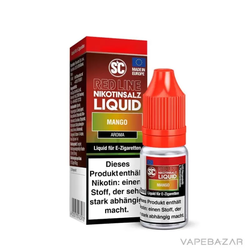 SC Red Line Nikotinsalz Liquid – Mango - Vapebazar - Image 2