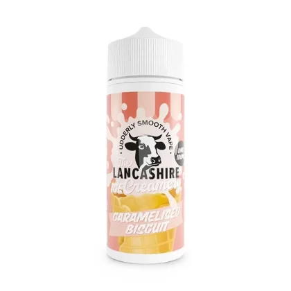 Caramalised Biscuit By The Lancashire Ice Creamery 100ml Shortfill