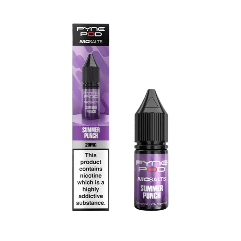 Pyne Pod Nic Salt Summer Punch E-Liquid - 10mg