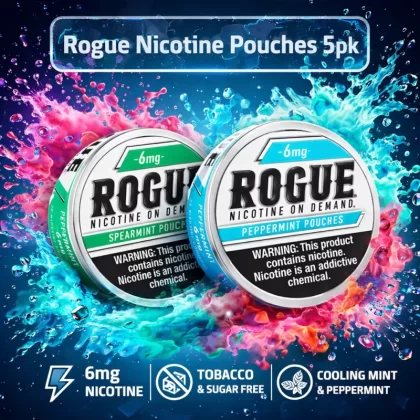 Rogue Nicotine Pouches 5pk - Peppermint