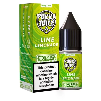 Pukka Juice Lime Lemonade Nic Salt E-Liquid