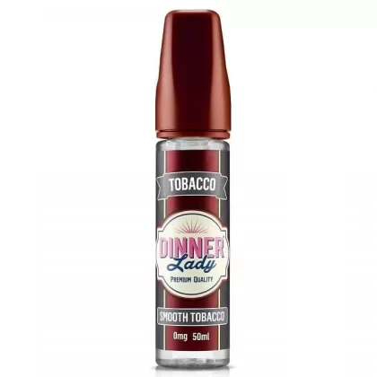 Smooth Tobacco Shortfill E-Liquid Tobacco Series by Dinner Lady (50ml) - 0mg