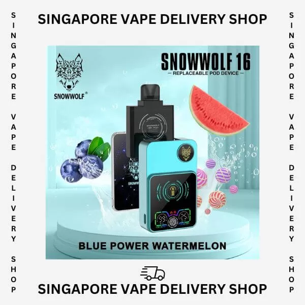 Snowwolf 16000 Puffs - Starter Kit (Device + Cartridge) / Mango Blackcurrant - Image 3
