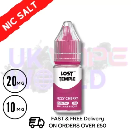 LOST TEMPLE ‘Fizzy CHERRY’ Nic Salt