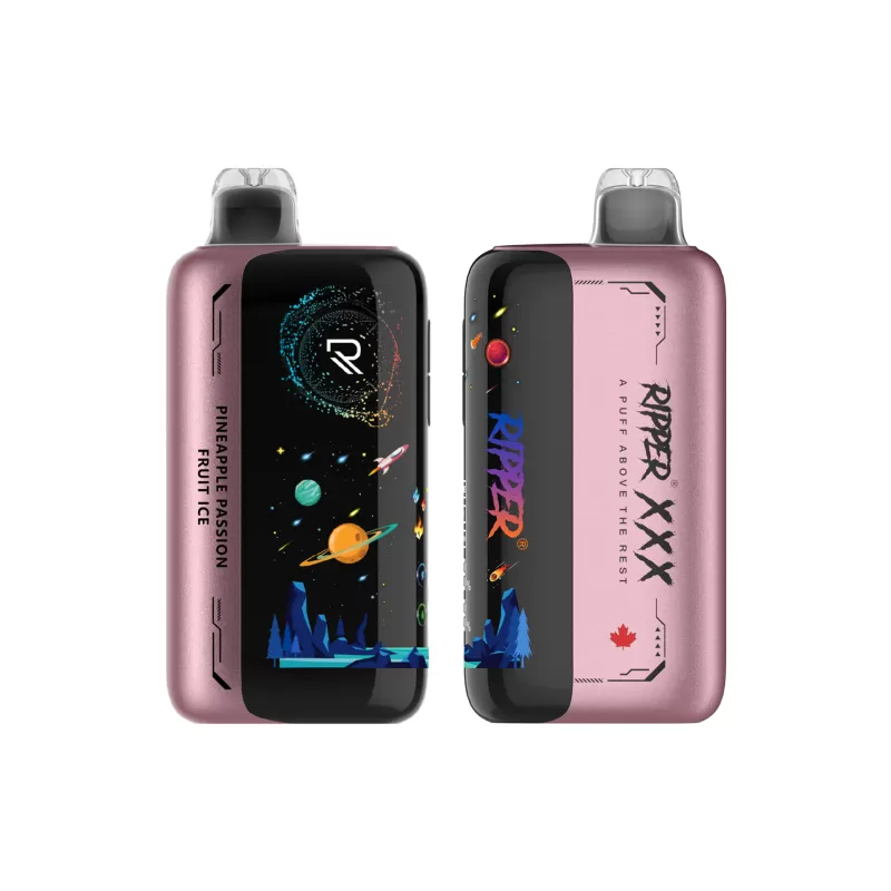 RufPuf Ripper XXX 35K Puffs Disposable Vape 50mg – Pineapple Passionfruit Ice - Image 2