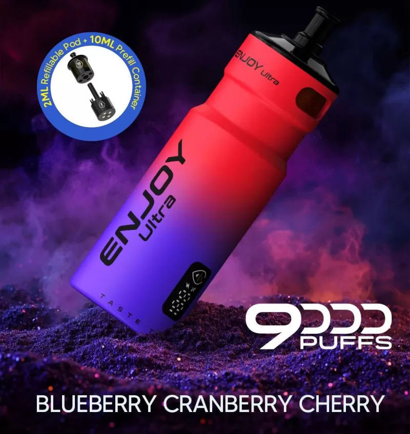 Enjoy Ultra 9000 Prefilled Pod Kit - GRAPE - Image 2
