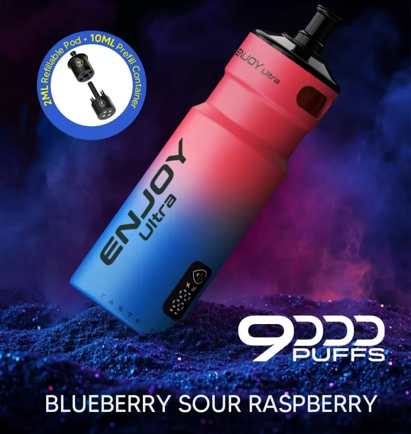 Enjoy Ultra 9000 Prefilled Pod Kit - GRAPE - Image 3