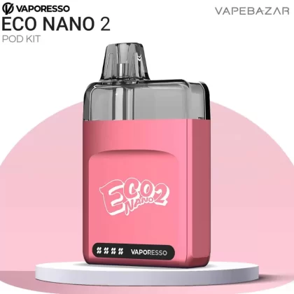 Vaporesso Eco Nano 2 – Blossom Pink - Pod Kit; 1000 mAh