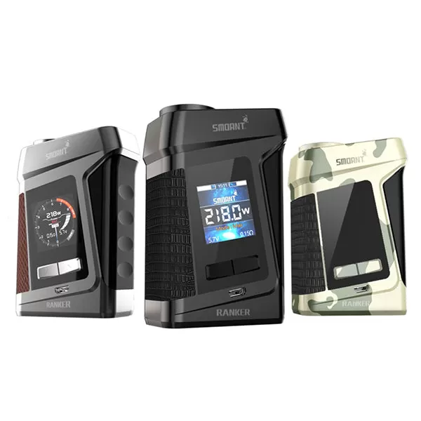Smoant Ranker 218w TC Box Mod - Black