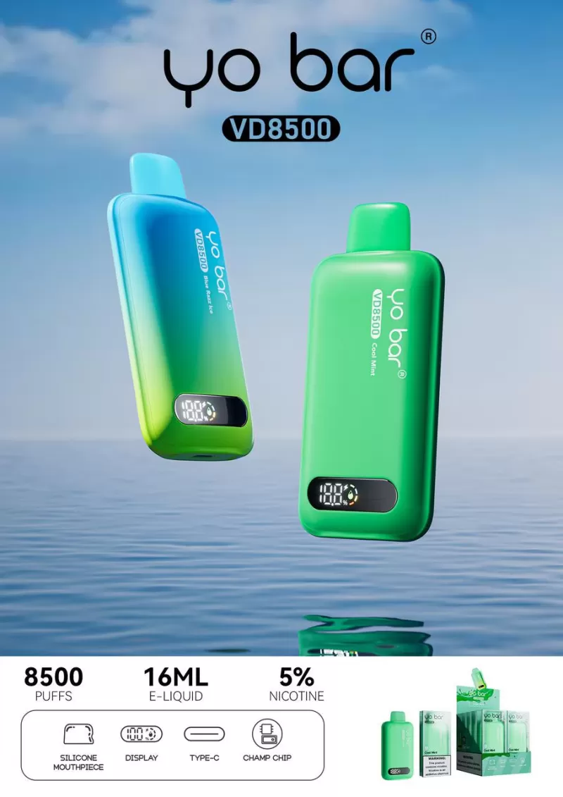 YO BAR VD8500 - Rainbow Candy - Vapeciga - Image 2