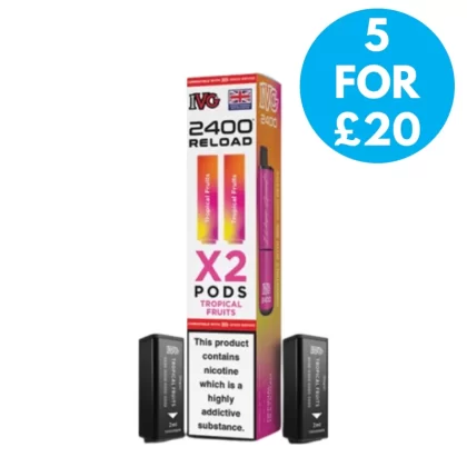 IVG 2400 Reload 2-In-1 Prefilled Replacement Pods - Vape Co