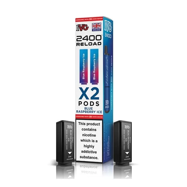 IVG 2400 Reload 2-In-1 Prefilled Replacement Pods - Vape Co - Image 2