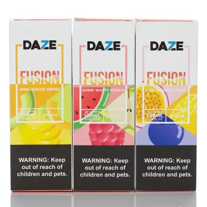 7 Daze Fusion - No Nicotine Vape Juice - 100ml - Watermelon Apple Pear