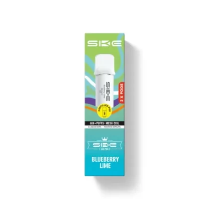 SKE Crystal Pro 600 Blueberry Lime Prefilled Pod - Nicotine Strength#20mg