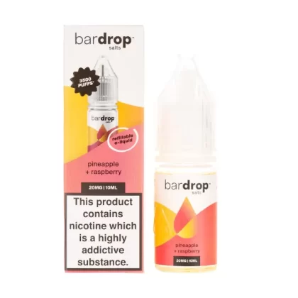 Pineapple Raspberry Nic Salt E-liquid by Bar Drop - 20mg