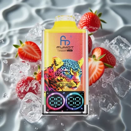 Fumot Leopard 40K Puffs Strawberry Ice Disposable Vape – 700mAh, Dual Mesh, Type-C Charging - Bangvapeaustralia