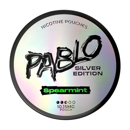 Spearmint Pablo Silver Edition Nicotine Pouches - Ecigwizard