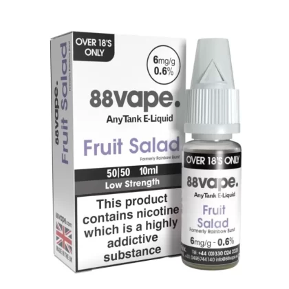 Fruit Salad (Rainbow Burst) E-Liquid Anytank Series by 88vape (10ml)