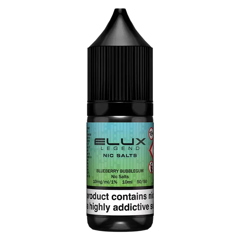 Elux Blueberry Bubblegum Nic Salt Vape Juice 10ml