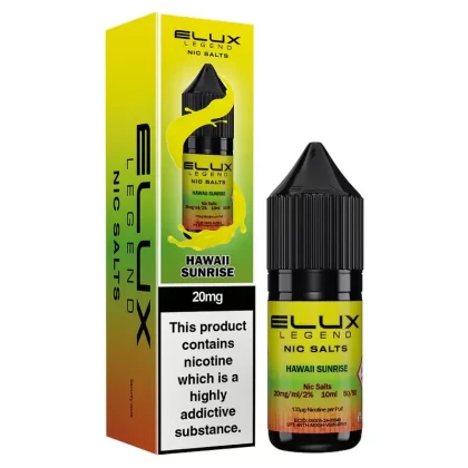 ELUX HAWAII SUNRISE Nic Salt (10pk) 10mg 20mg Vape Juice Liquid