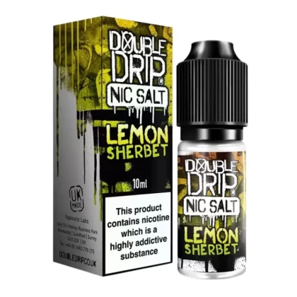 Lemon Sherbet Nic Salt E-Liquid by Double Drip (10ml) - 20mg