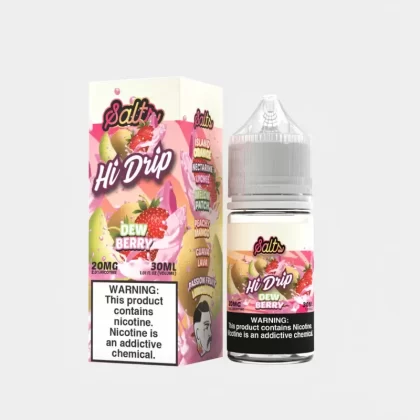 Dew Berry SALT – Hi Drip – 30mL Made in USA Nectarine Lychee