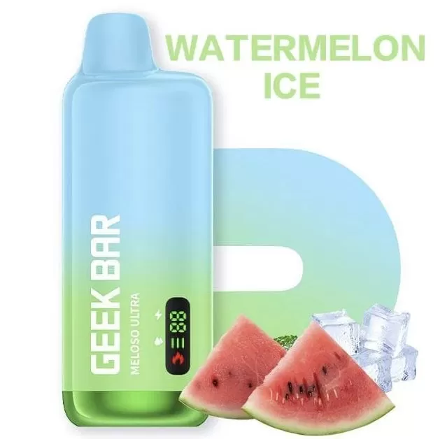 Geek Bar Meloso Ultra Rechargeable Disposable Vape (10,000 Puffs) - 20 mg / Energy Drink Ice - Image 3