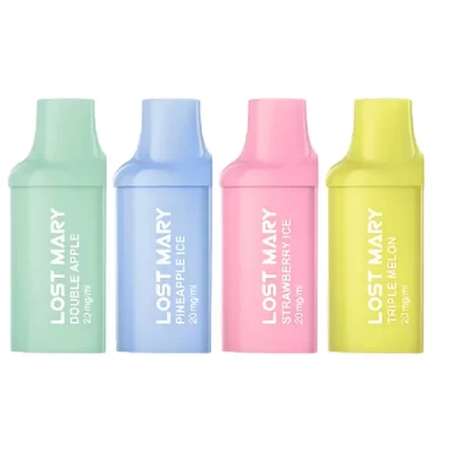 Lost Mary BM600 Prefilled Pods Blue Razz Ice - Nicotine Strength#20mg (D73142)