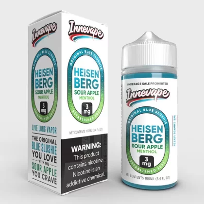 Innevape E-Liquid 100ml - Heisenberg Lemon Sour Menthol / 3mg - Skullvaping