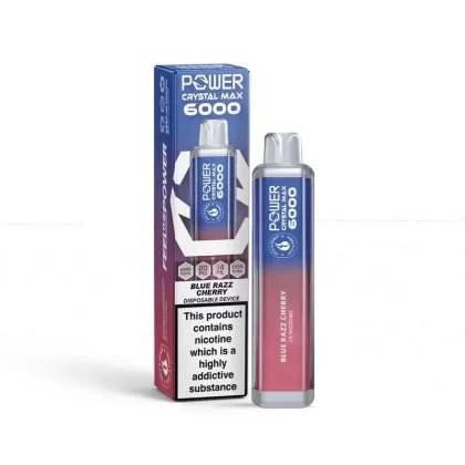 Power Crystal Max 6000 Blue Razz Cherry