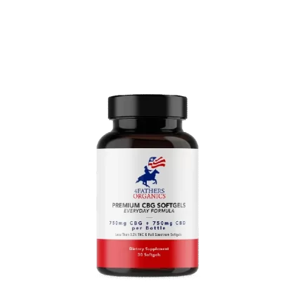 4FathersOrganics CBG & CBD Softgels – Full Spectrum