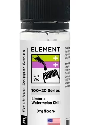 LIMON + WATERMELON CHILL BY ELEMENT 100ML 80VG
