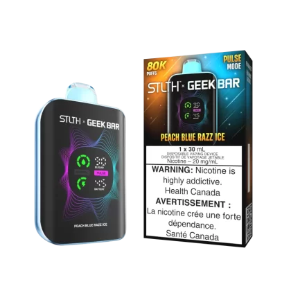 STLTH X GEEK BAR - Peach Blue Razz Ice - 20 mg/mL (wholeseller) (SK) - Excise FED