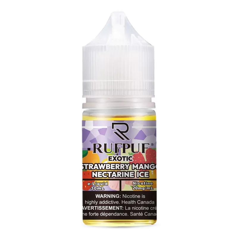 RufPuf Exotic Strawberry Mango Nectarine Ice Nic Salt – 30ml - Vapebazaar Pk - Image 2