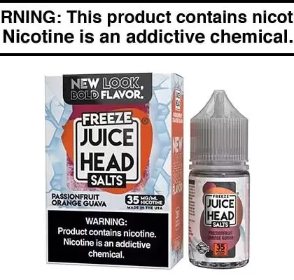 PASSIONFRUIT ORANGE GUAVA FREEZE BY JUICE HEAD SALTS 30ML - Vapejuice