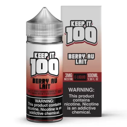 Keep It 100 Berry Au Lait eJuice - Vape Product; Vape Product, Vape Product (632AF7) (632AF7)